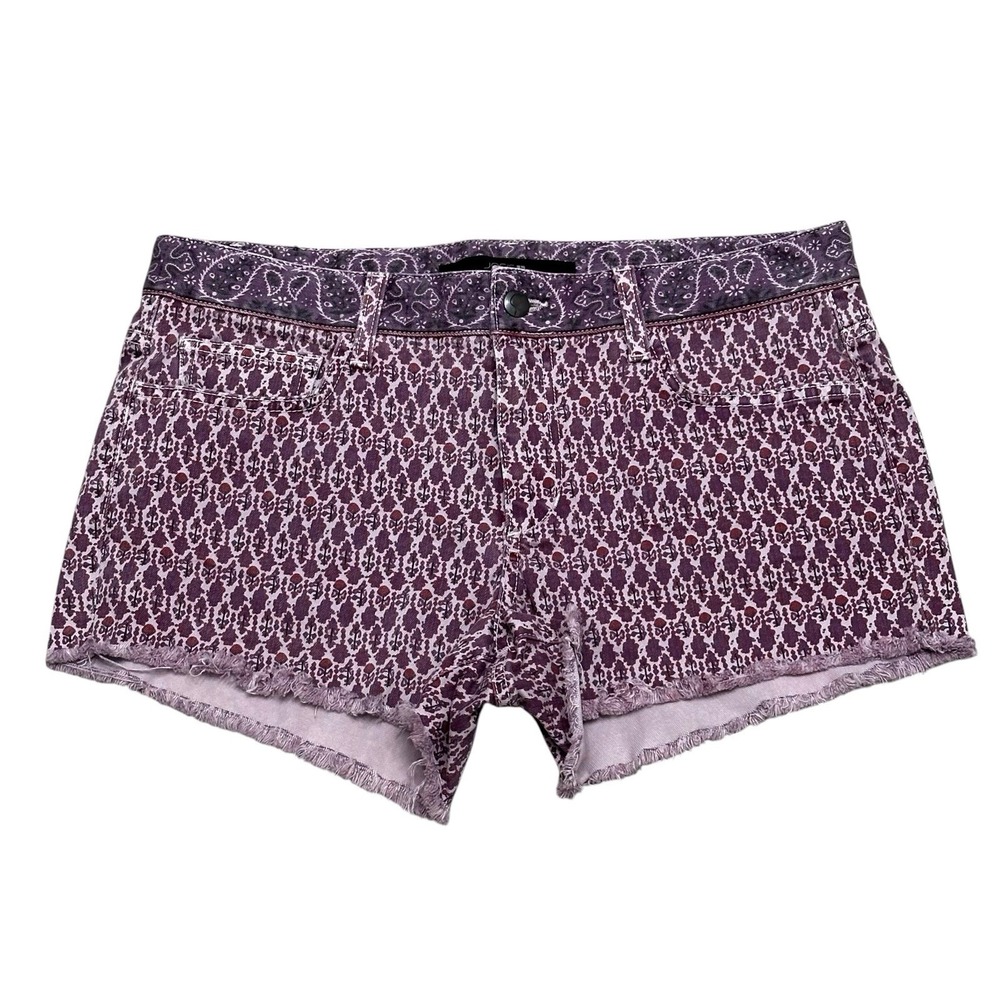 Joe's Jeans Shorts Women's Size 30 Purple Stretch Cotton Blend Denim Beach